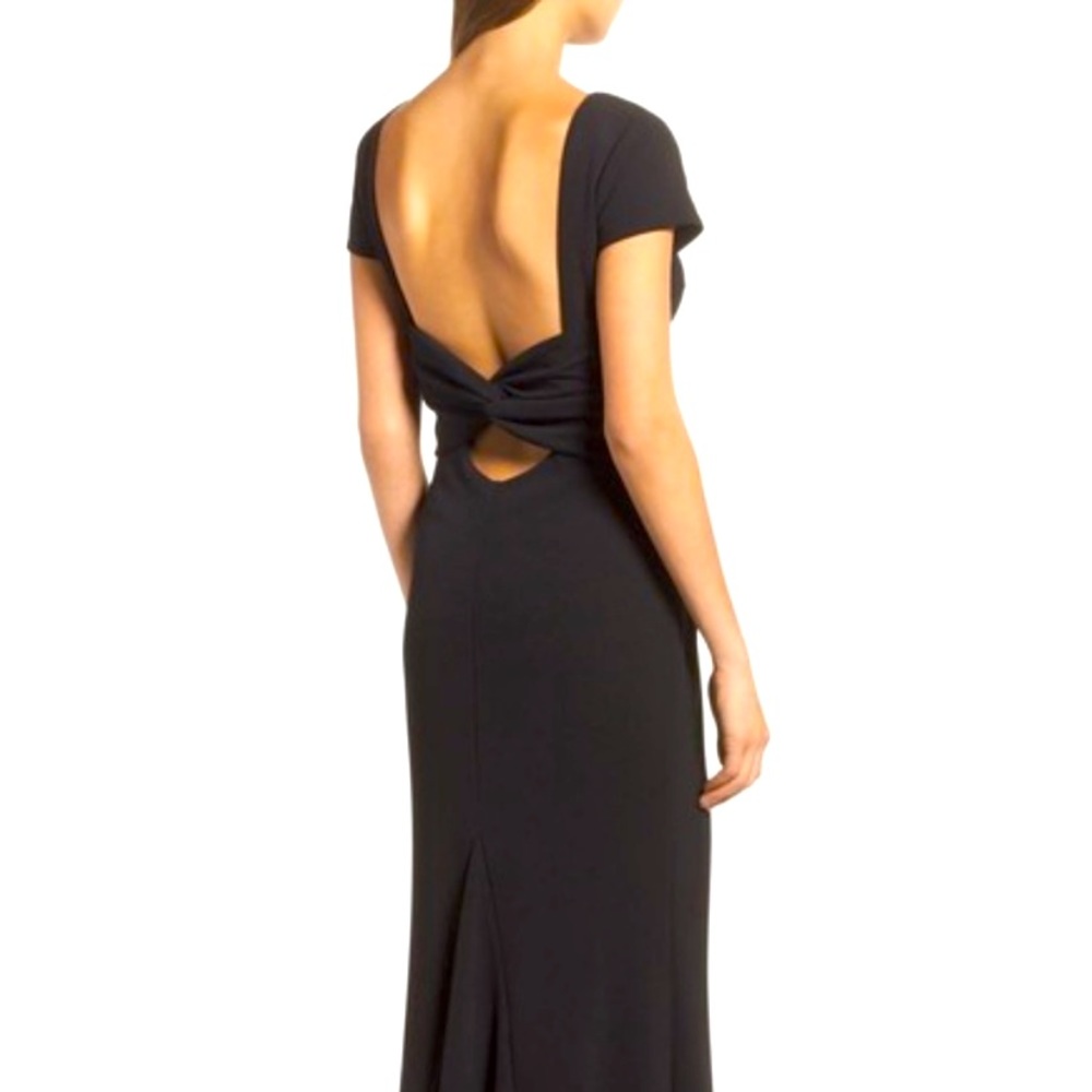 Nordstrom x Lulus Black Mermaid Gown